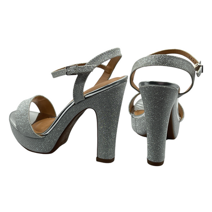 Sandália Feminina Salto Alto Glitter Vizzano 6292.200