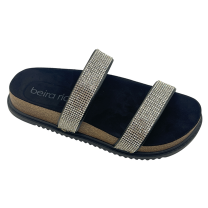 Sandália Feminina Rasteira Slide Strass Beira Rio 8523.106.27881