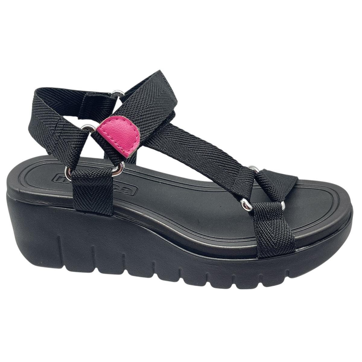 Sandália Feminina Flatform Tratorada Gorgurão Moleca 5536.101