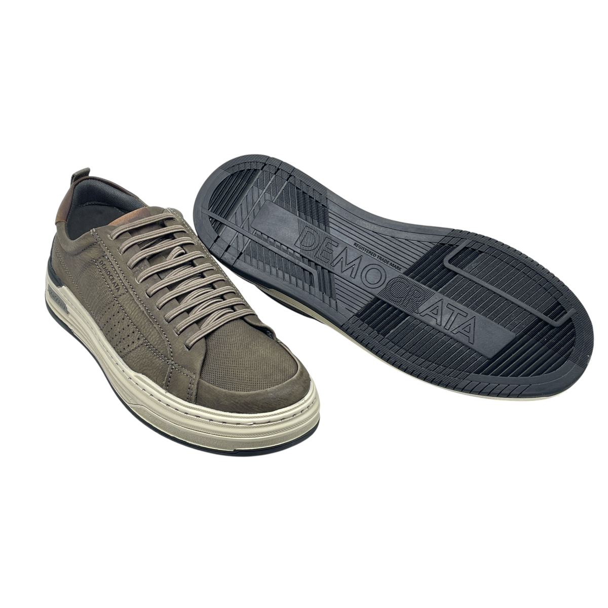 Sapatênis Masculino Denim Mike Couro Democrata 240601