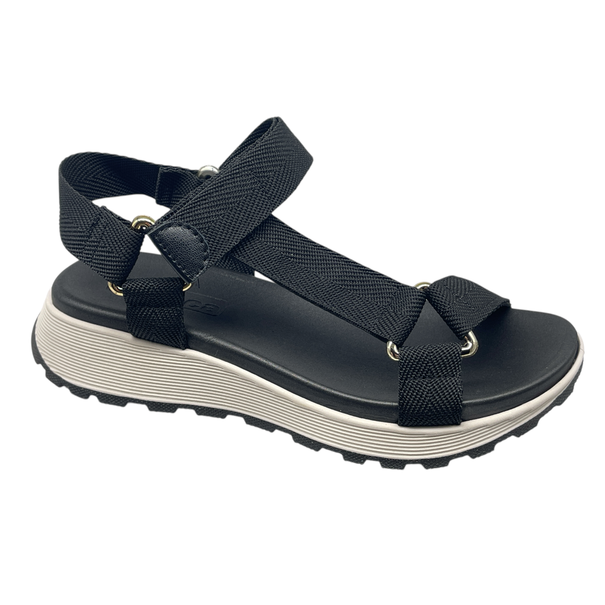 Sandália Feminina Gorgurão Plataforma Conforto Moleca 5537.102