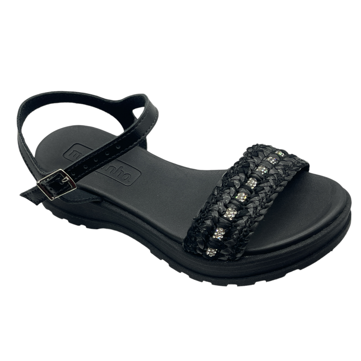 Sandália Feminina Infantil Tratorada Casual Strass Molekinha 2361.102