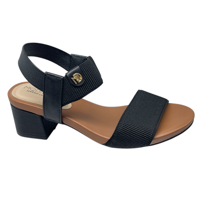 Sandália Elástico Canelado Salto Quadrado Modare Ultraconforto 7187.100