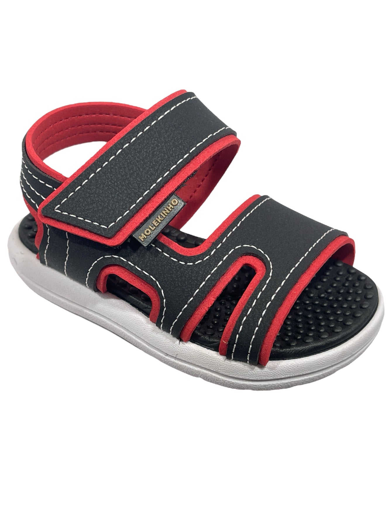 Sandália Papete Infantil Napa Rústico Molekinho 2619.208