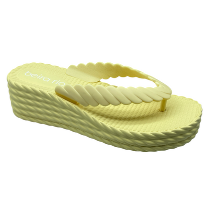 Chinelo Tamanco Casual Anabela Confortavel Beira Rio 8561.100