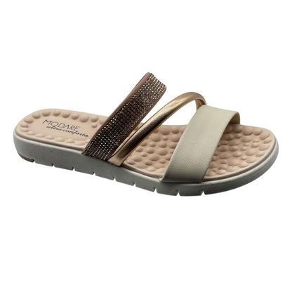 Tamanco Reflex Sense Strass Modare Ultraconforto 7162.221