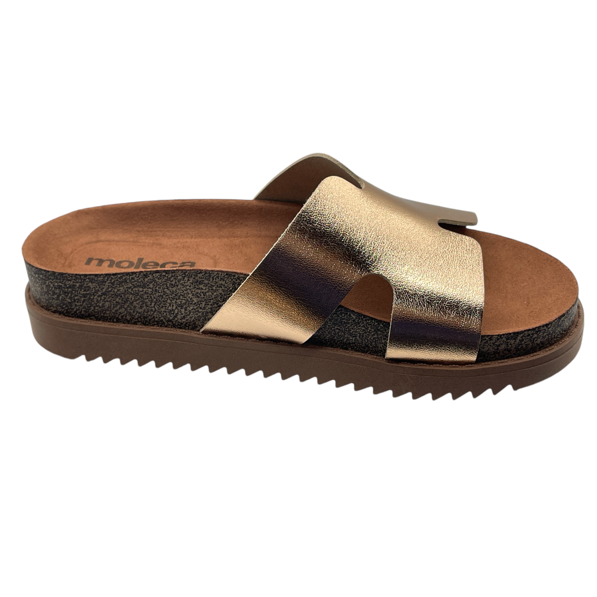 Sandália Feminina Slide Flatform Conforto Moleca 5500.100.14710