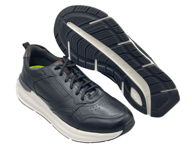 Tênis Denim Brad Ultra Light Couro Democrata 527101-001