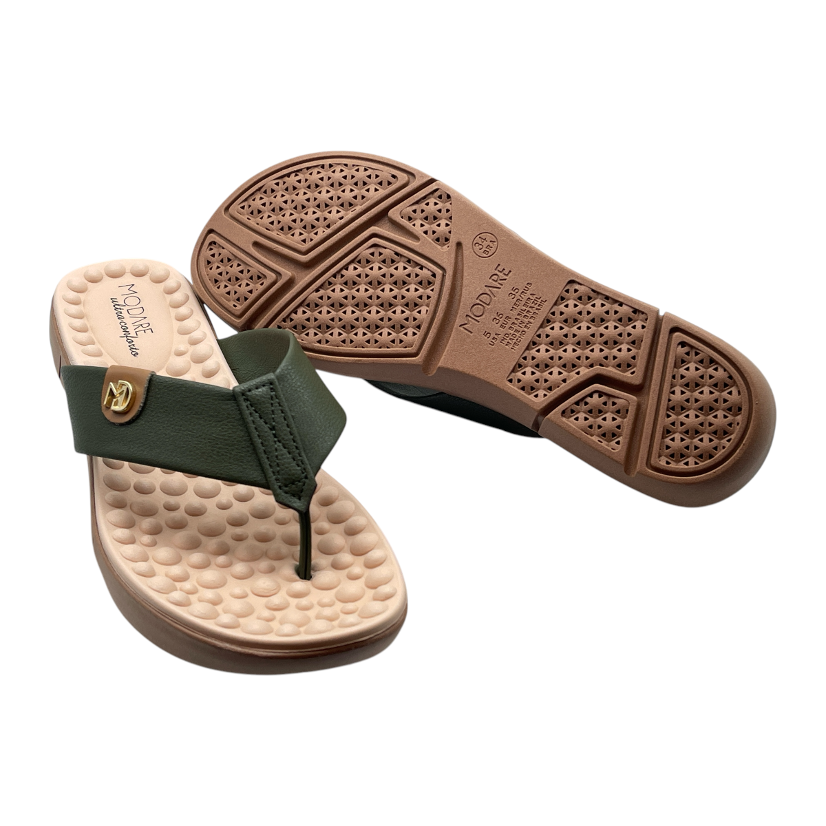 Chinelo Tamanco Sense Massageadores Modare Ultraconforto 7142.106