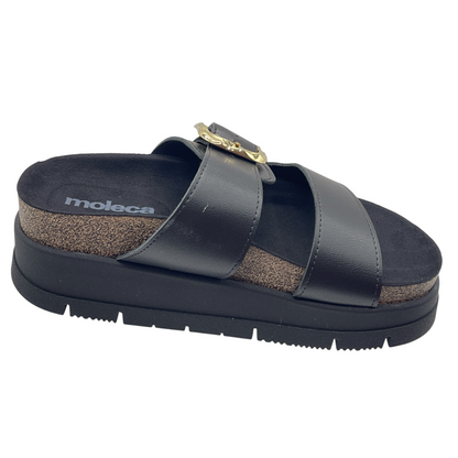 Sandália Tamanco Slide Flatfom Tratorada Moleca 5513.103