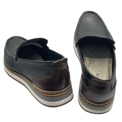 Sapato Masculino Mocassim Denim Flow Democrata 252101