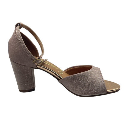 Sandália Feminina Salto Alto Grosso Glitter Vizzano 6262.406