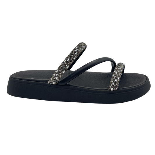 Chinelo Slide Tira Pronta Italia Strass Moleca 5469.121.28486