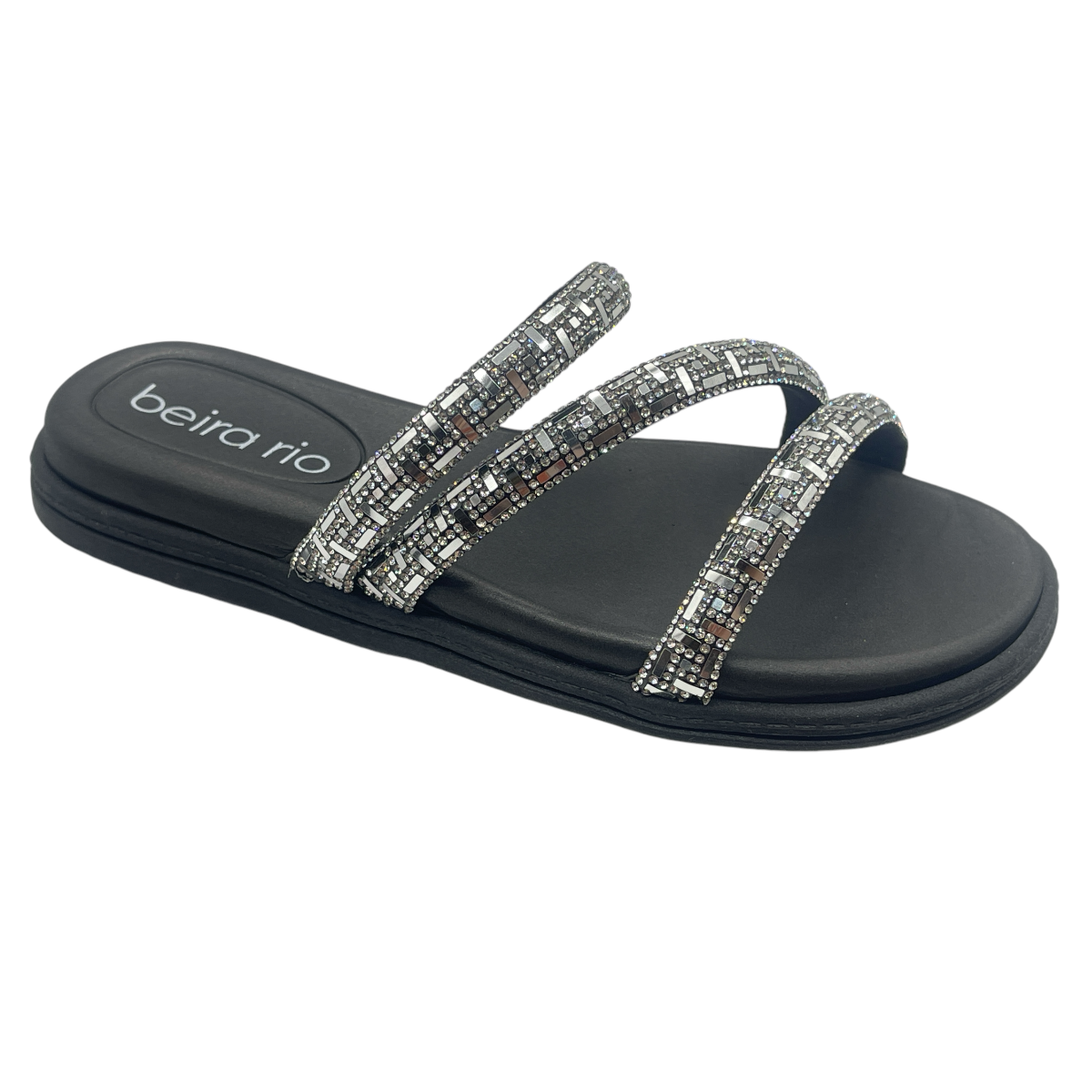Chinelo Slide Tira Strass Verona Beira Rio 8488.108.28500