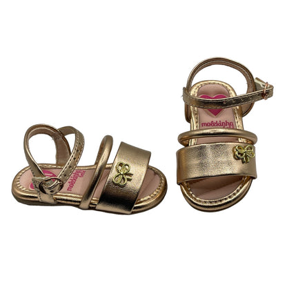 Sandália Infantil Papete Verniz Metalizado Molekinha 2112.671