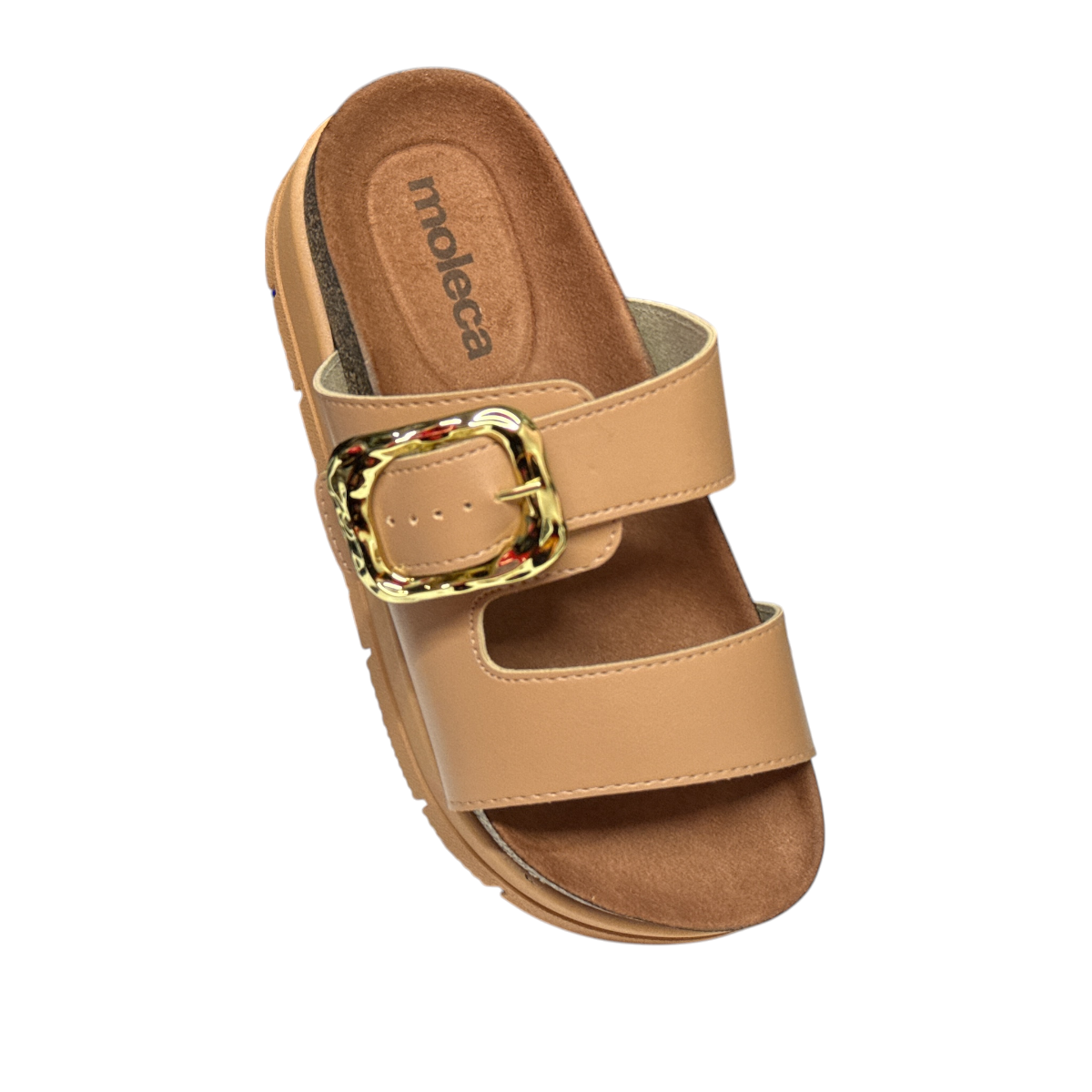 Sandália Tamanco Slide Flatfom Tratorada Moleca 5513.103