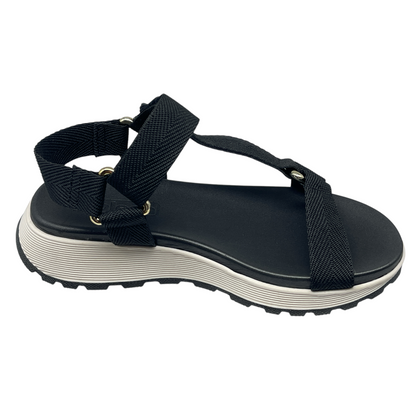 Sandália Feminina Gorgurão Plataforma Conforto Moleca 5537.102