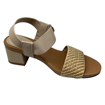 Sandália Elástico Canelado Salto Quadrado Modare Ultraconforto 7187.100