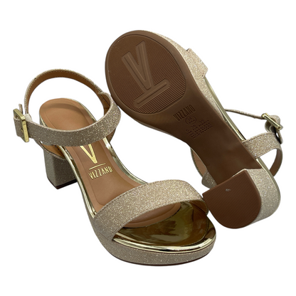 Sandália Feminina Salto Alto Grosso Glamour Vizzano 6425.110