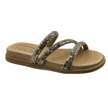 Chinelo Slide Tira Strass Verona Beira Rio 8488.108.28500