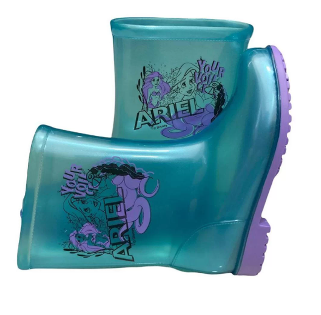 Bota Galocha Menina Infantil Disney Rain Magic Ariel Grendene 22731