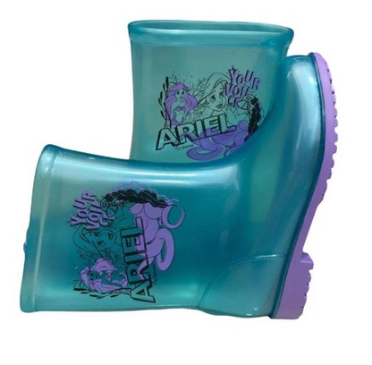 Bota Galocha Menina Infantil Disney Rain Magic Ariel Grendene 22731