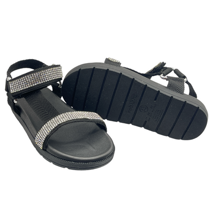 Sandália Papete Infantil Strass Gorgurão Molekinha 2352.106