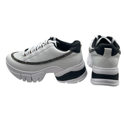 Tênis Feminino Chunky Plataforma Strass Ramarim 24-80106