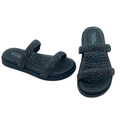Sandália Rasteira Slide Strass Massageadores Modare 7178.116