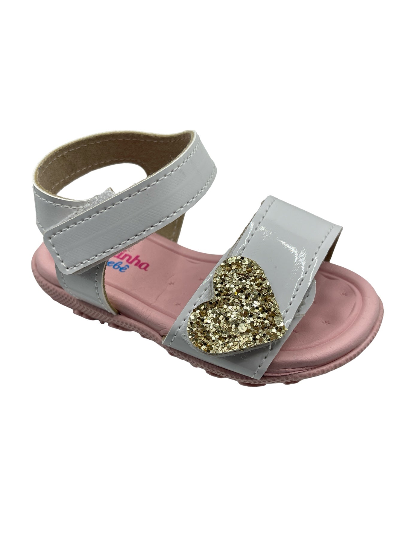 Sandália Infantil Verniz Maxi Glitter Molekinha 2121.150