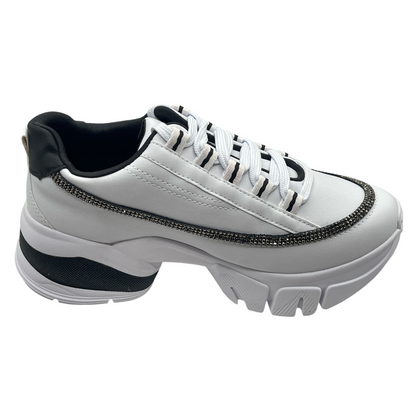 Tênis Feminino Chunky Plataforma Strass Ramarim 24-80106