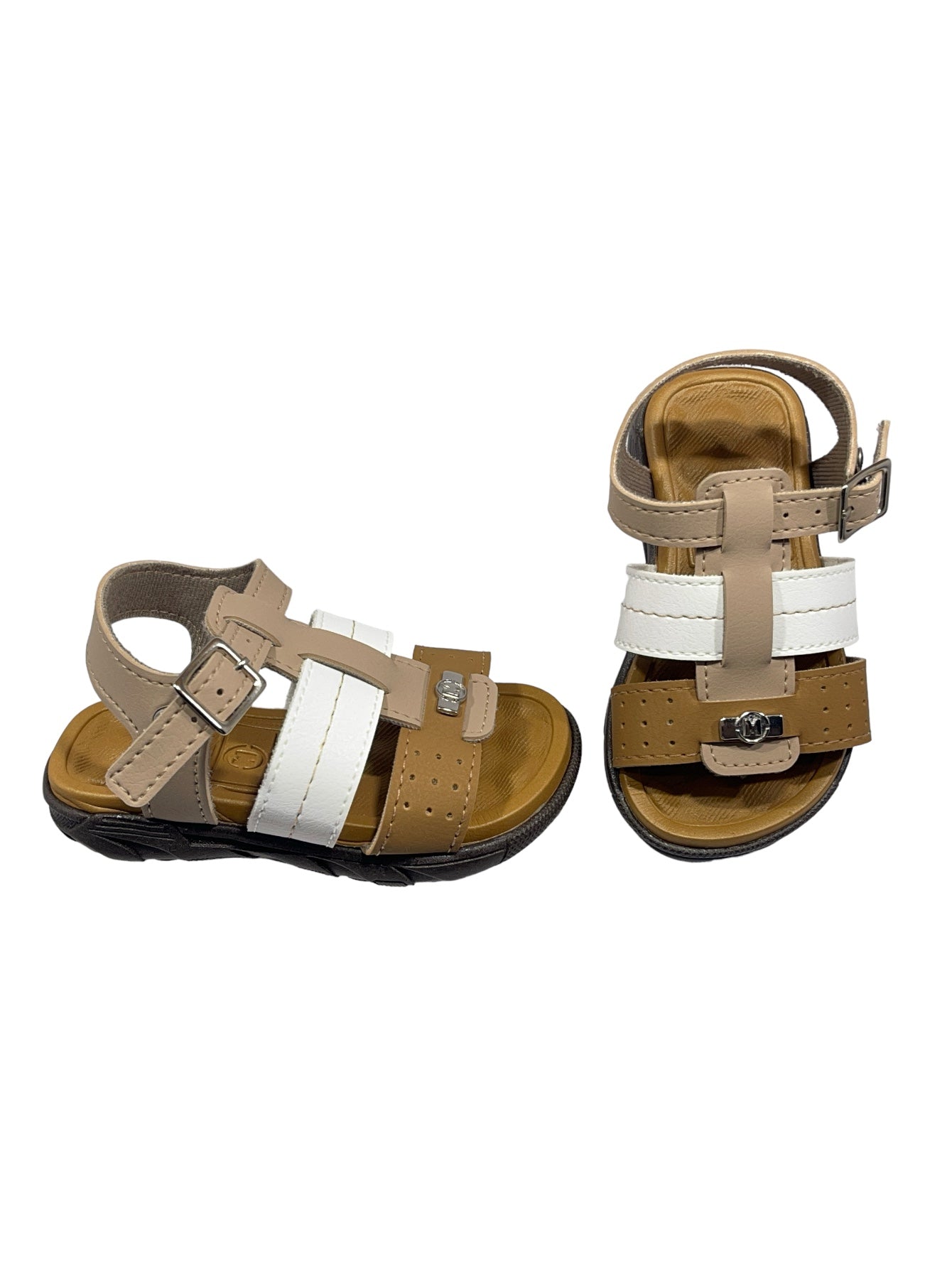 Sandália Papete Infantil Napa Tiras Rustico Molekinho 2135.104