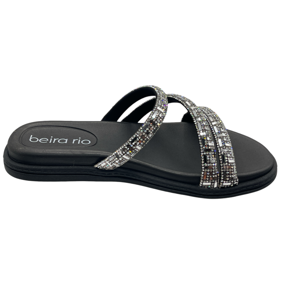 Chinelo Slide Tira Strass Verona Beira Rio 8488.108.28500