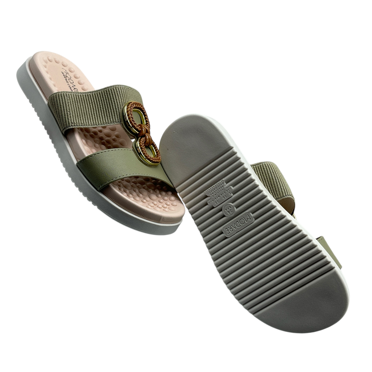 Chinelo Tamanco Slide C/ Elástico Modare Ultraconforto 7178.107