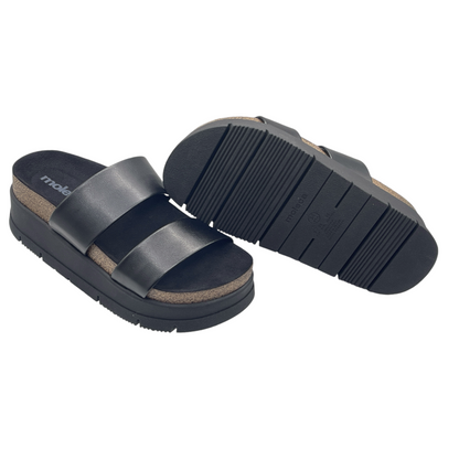 Tamanco Feminino Slide Plataforma Flatform Moleca 5513.100