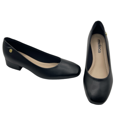 Sapato Feminino Casual Salto Grosso Moleca 5795.101
