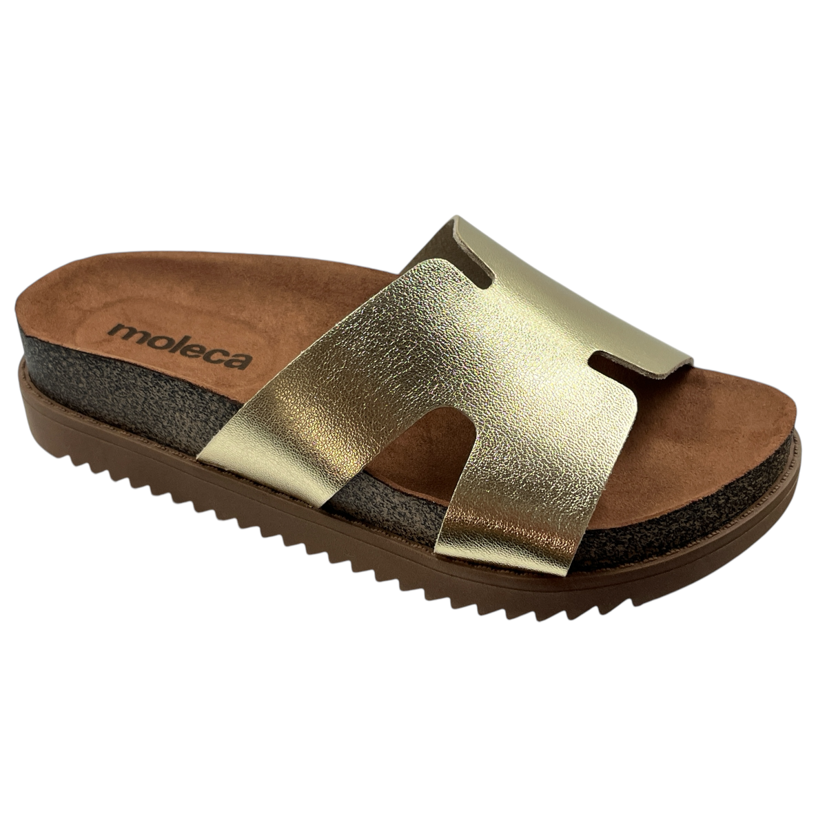 Sandália Feminina Slide Flatform Conforto Moleca 5500.100.14710