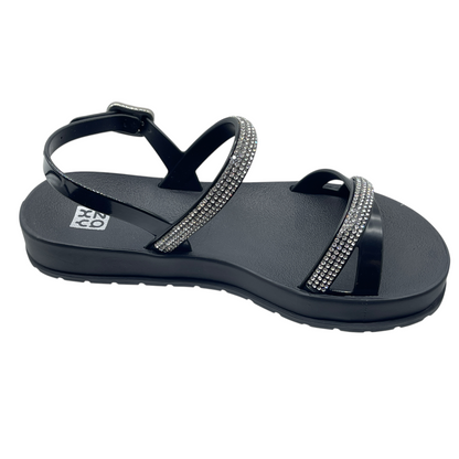 Sandália Papete Feminina Rasteira Zaxy Intense 19118