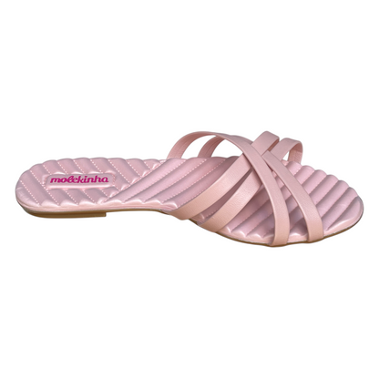 Chinelo Rasteirinha Slide Casual Tiras Molekinha 2353.104