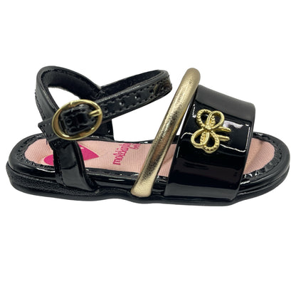 Sandália Infantil Papete Verniz Metalizado Molekinha 2112.671