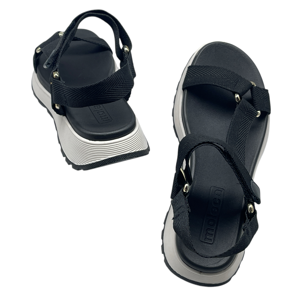 Sandália Feminina Gorgurão Plataforma Conforto Moleca 5537.102