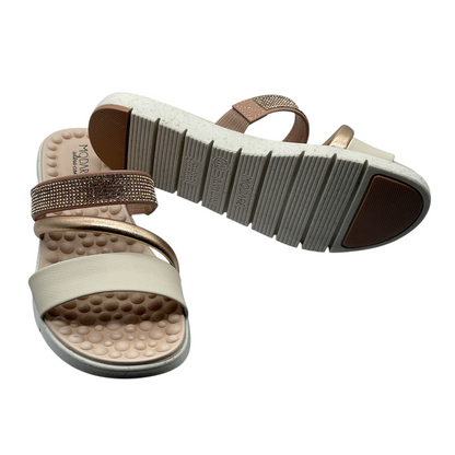 Tamanco Reflex Sense Strass Modare Ultraconforto 7162.221