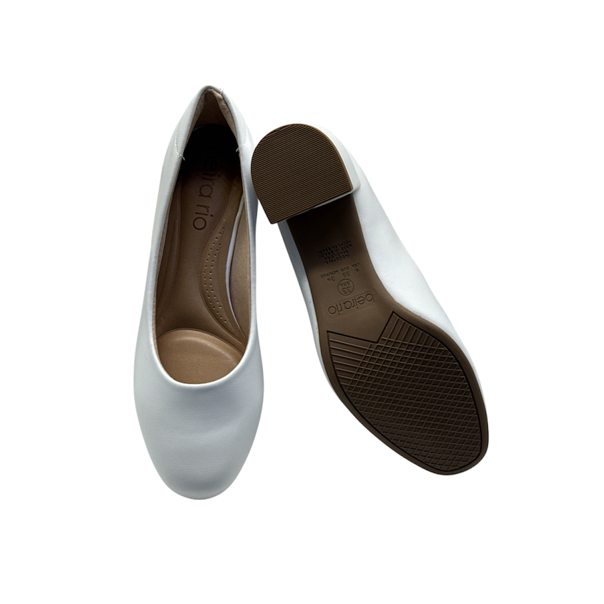 Sapato Scarpin Beira Rio Conforto Salto Grosso 4301.100