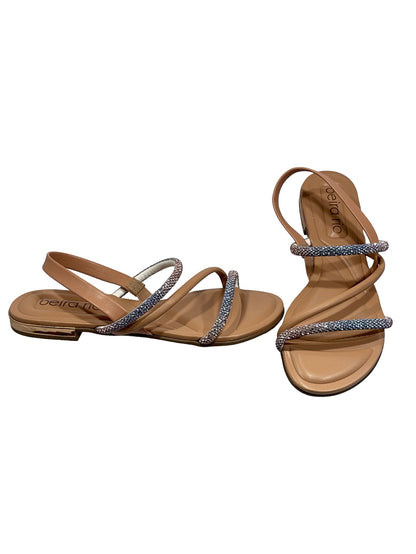 Sandália Rasteira Tiras Strass Degrade Beira Rio 8263.969