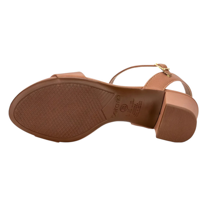 Sandália Feminina Casual Salto Bloco Napa Beira Rio 8246.1176