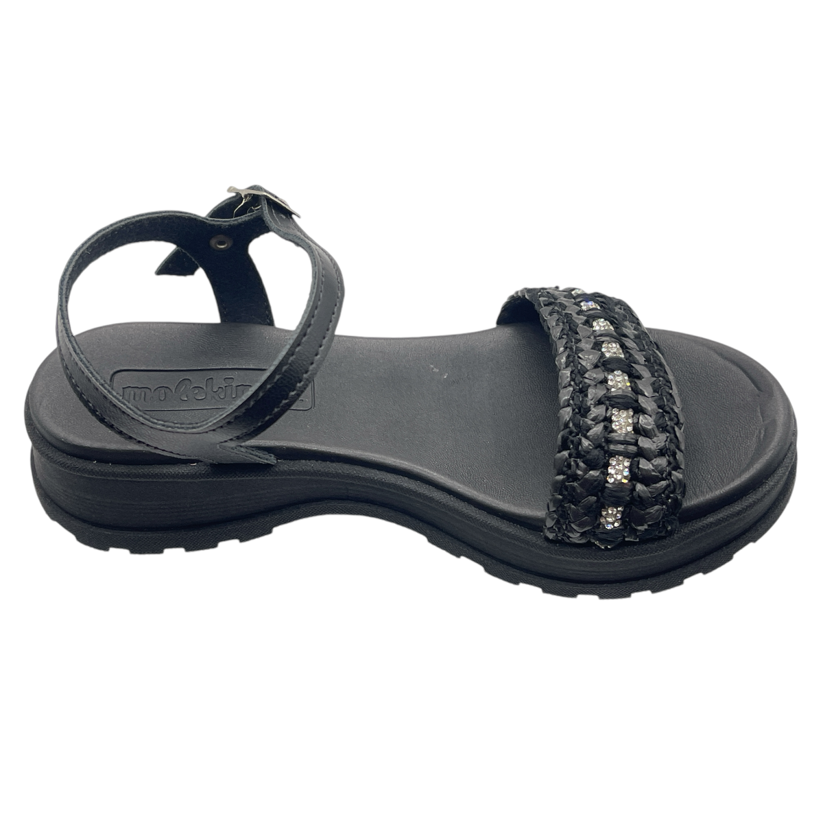 Sandália Feminina Infantil Tratorada Casual Strass Molekinha 2361.102