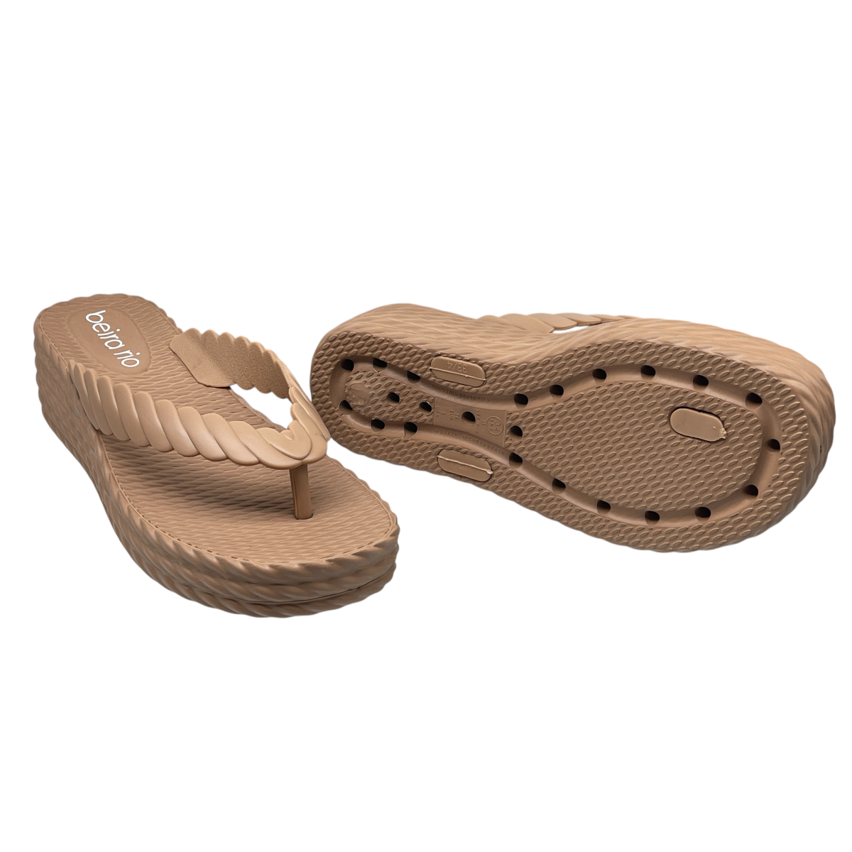 Chinelo Tamanco Casual Anabela Confortavel Beira Rio 8561.100