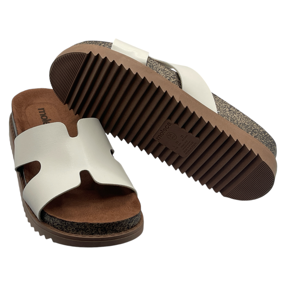 Chinelo Tamanco Feminino Slide Tratorado Moleca 5500.100