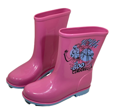 Bota Galocha Grendene Kids Disney Rain Magic Cinderella 22731