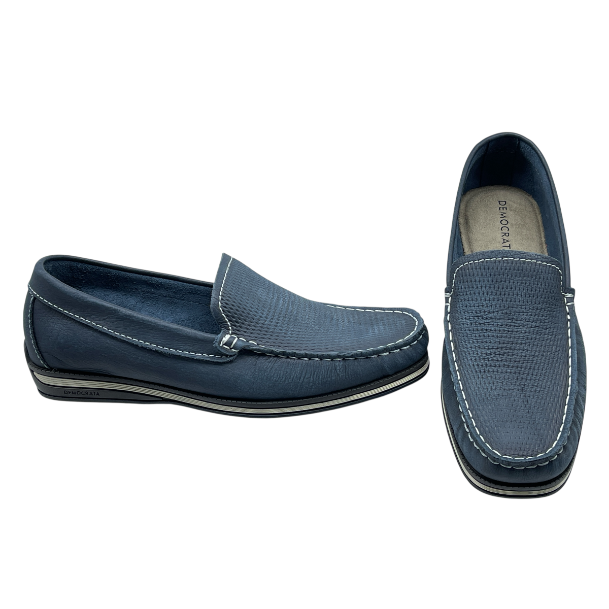 Sapato Masculino Mocassim Easy Ted Couro Democrata 135201